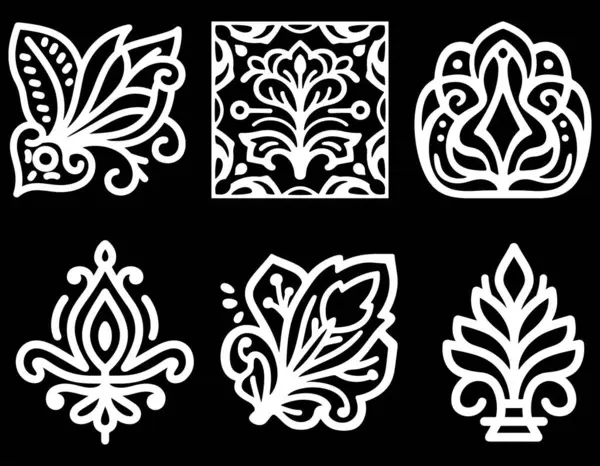 Zarif Lüks Süslü Şablonlar Tasarımı