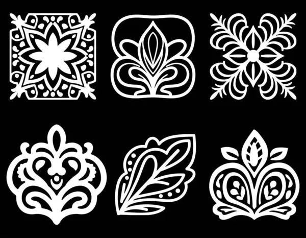 Zarif Lüks Süslü Şablonlar Tasarımı