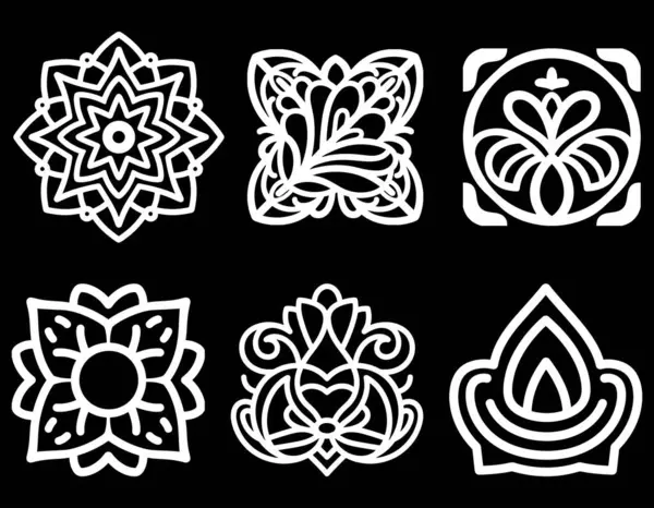 Zarif Lüks Süslü Şablonlar Tasarımı