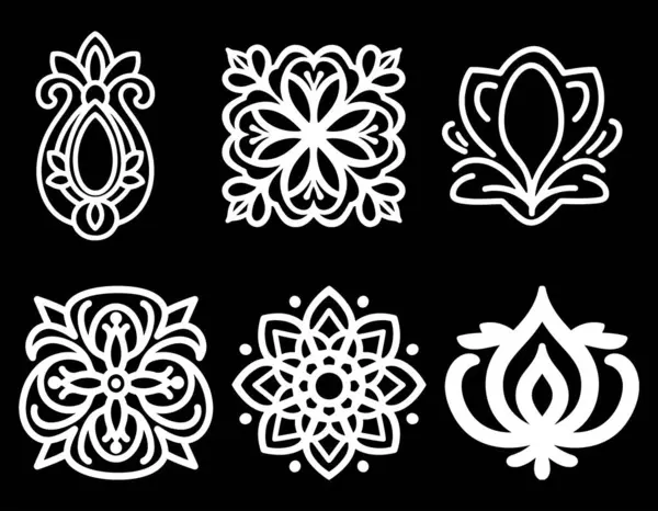 Zarif Lüks Süslü Şablonlar Tasarımı