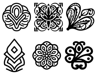 Zarif Lüks Süslü Şablonlar Tasarımı