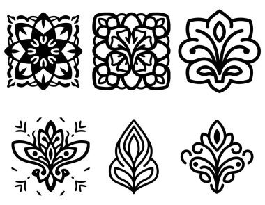 Zarif Lüks Süslü Şablonlar Tasarımı