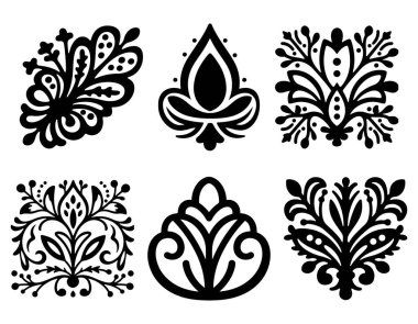 Zarif Lüks Süslü Şablonlar Tasarımı