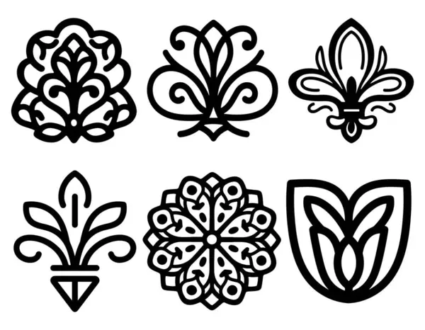 Zarif Lüks Süslü Şablonlar Tasarımı