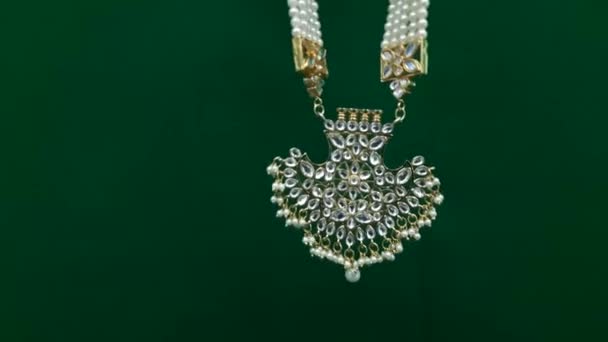 Bijoux Boucles Oreilles Avec Diamants — Video