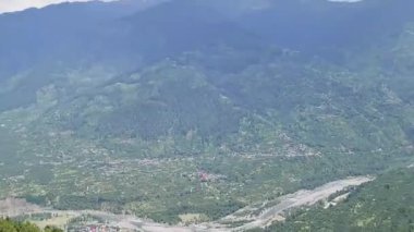 Güzel dağ manzarası. Doğa, seyahat