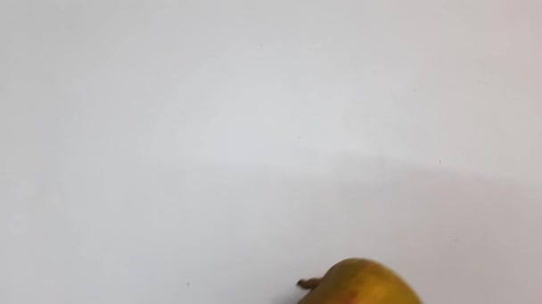 Mango Isolato Fondo Bianco — Video Stock
