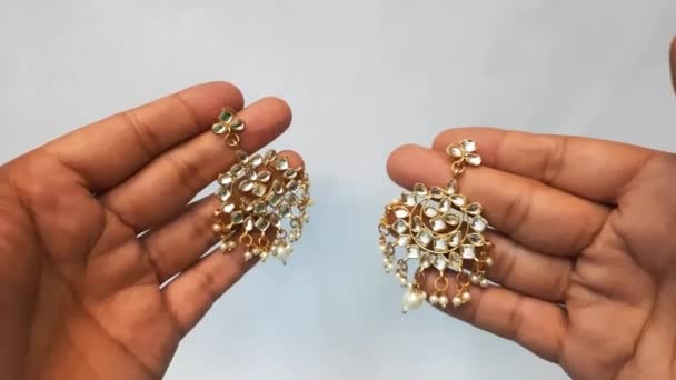 Indian Jewelry Jewellery — Stock Video