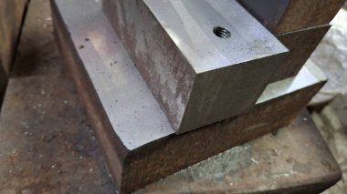 Metal profil depoda yakın çekim