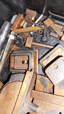 Metal bir makine görüntüsü