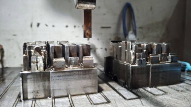 cnc değirmen makinesinin metal parçaları