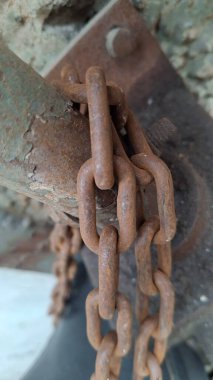 Eski demir zincir zincir zinciri
