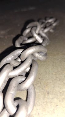 Bir yakından atış metal zinciri