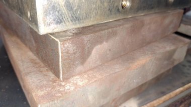 Metal paslı çelik dokusu