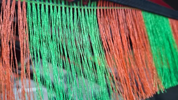 Arkaplan için renkli ipek kumaş.