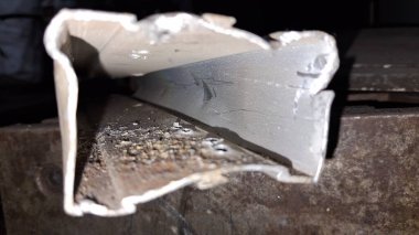 Tahta bir tahta parçası.