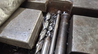 Bir sürü çipi olan metal parçacıklar soyut arka plan, doku, duvar kağıdı