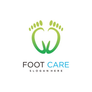 Yaratıcı tasarım prim vektörlü podiatri logosu