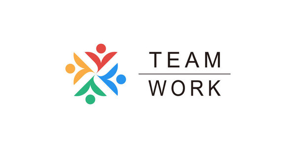 Дизайн логотипа команды с современной уникальной концепцией