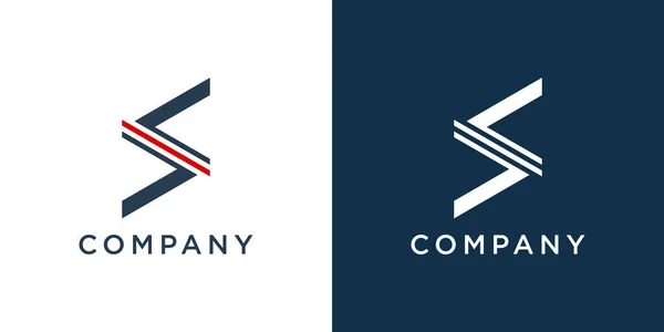 Logotipo Monogram Con Concepto Creativo Único Para Empresa Persona Negocios — Vector de stock