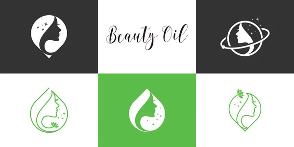 Beauty Logo Mit Kreativer Konzept Design Idee Für Beauty Business — Stockvektor