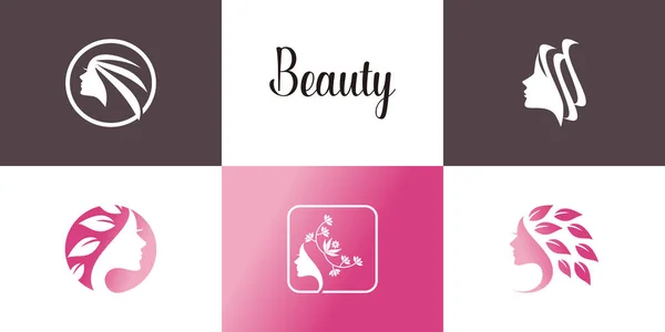 Beauty Logo Mit Natur Konzept Design Idee Konzept Für Beauty — Stockvektor
