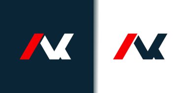 N harfi logo tasarım element vektörü modern konsept ile