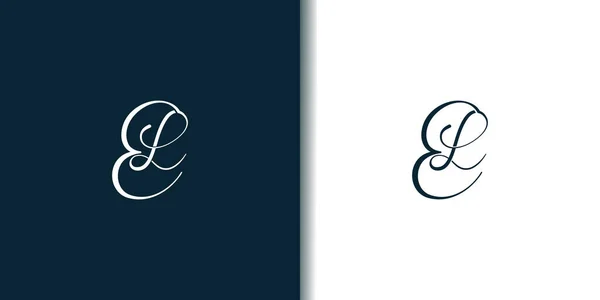 Carta Logotipo Vetor Elemento Design Com Conceito Moderno — Vetor de Stock