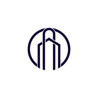 Yaratıcı konsept fikri olan işletmeler için logo tasarım vektör simgesi oluşturuluyor