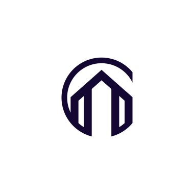 Yaratıcı konsept fikri olan işletmeler için logo tasarım vektör simgesi oluşturuluyor