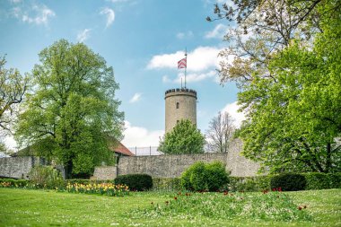 Yeşil çizgili Sparrenburg kalesi En güzel manzara havasında