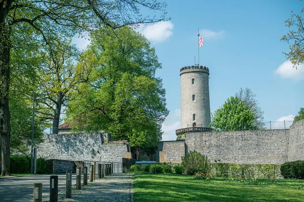 Yeşil çizgili Sparrenburg kalesi En güzel manzara havasında