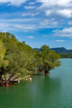 Lake Fiastra, a fantastic landscape, bathed by water