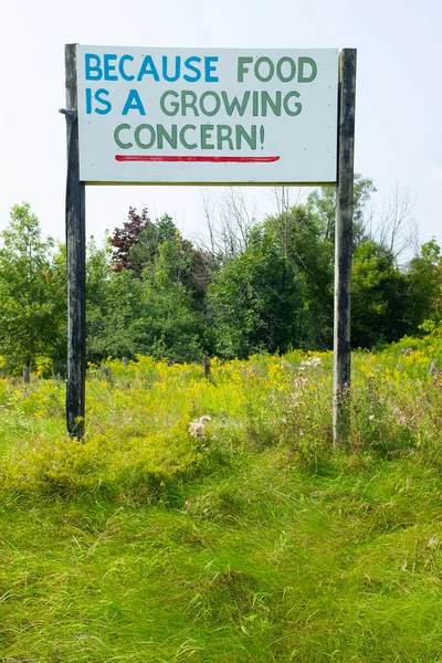 Pickering Ontario Canada Perché Cibo Segno Crescente Preoccupazione Terreni Agricoli — Foto Stock