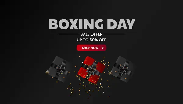 Boxing Day. Boxing Day Sale Banner, poster, social media post design.