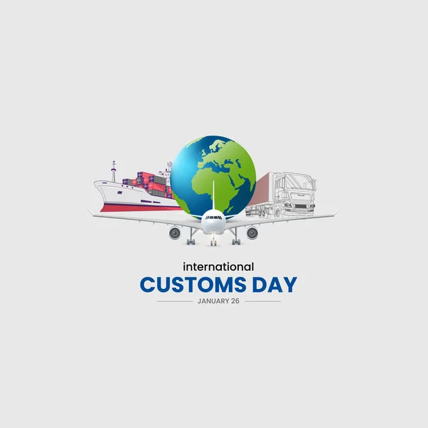 stock vector International Customs Day. Customs day creative concept. 