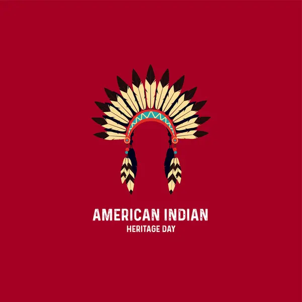 Amerikan Yerli Mirası Günü. Amerikan Yerli Mirası yaratıcı kavramı.