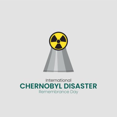 Uluslararası Çernobil Felaketi Anma Günü tasarımı. Uluslararası Çernobil Felaketi Anma Günü posteri, afiş yaratıcı. Çernobil Felaketi Anma Günü sosyal medya yaratıcı.