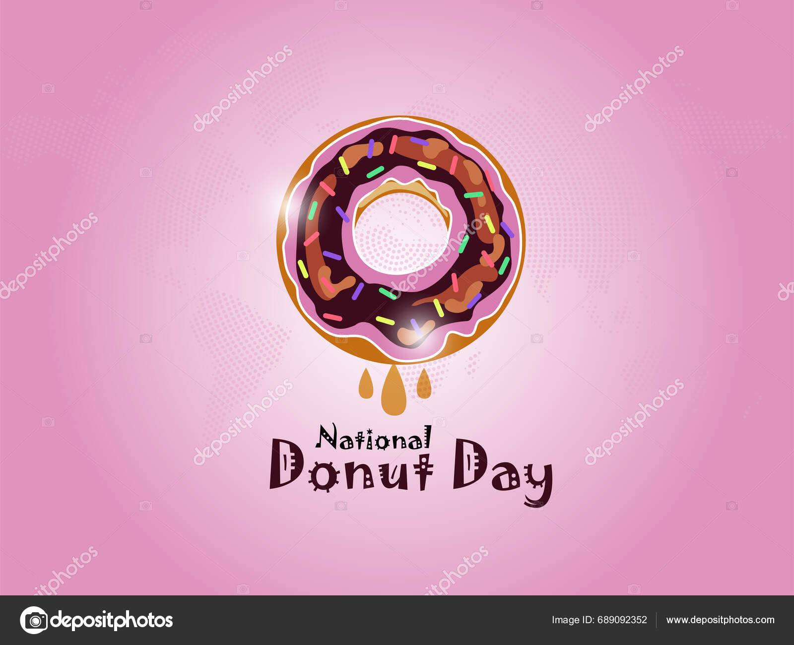 National Donut Day National Donut Day Social Media Post Advertisement