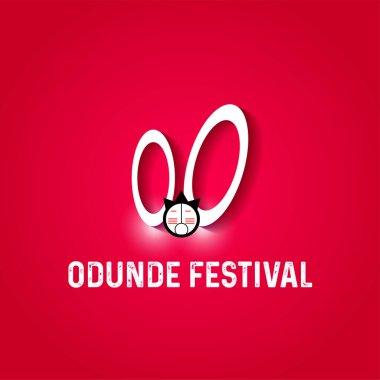 Odunde Festivali. Odunde Festivali vektör illüstrasyonu.