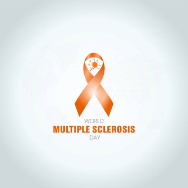 Dünya Çoklu Skleroz Gününün Vektör İllüstrasyonu