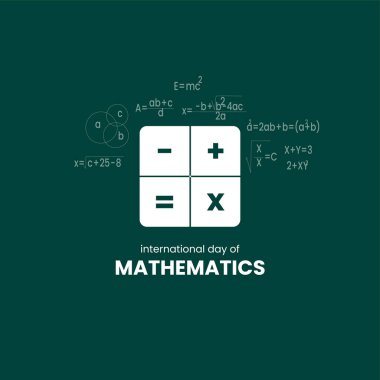 Uluslararası Matematik Günü. Uluslararası matematik günü. Matematik günü yaratıcı kavram. 