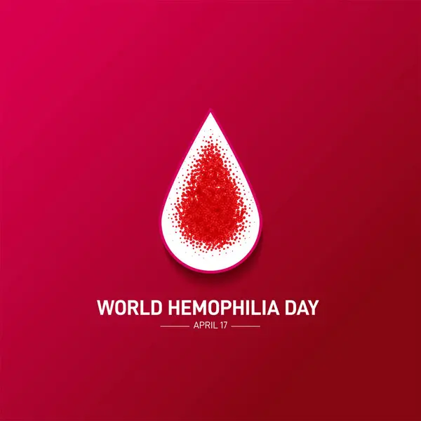 Dünya Hemofili Günü. Dünya Hemofili Günü Yaratıcı Konsepti. Kan kanserinin yaratıcı kavramı.