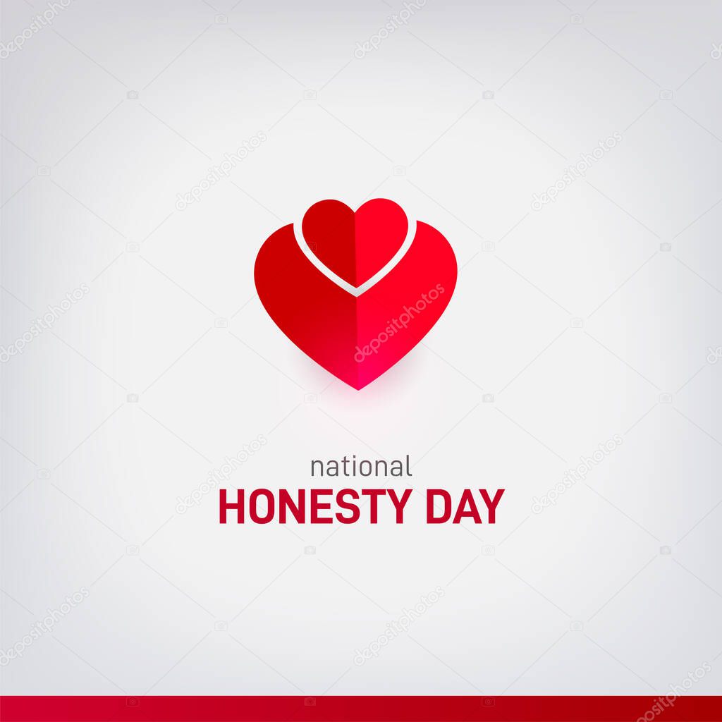 National Honesty Day. Honesty Day creative poster, banner, social media post etc.