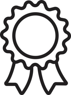 Kalite sertifikalı rozet ikonu. Kurdele ve afiş. Beyaz arka planda birinci sınıf kalite ve garanti etiketleri var. Yeterlilik sertifikası madalyası. Kalite ödülü kurdelesi işareti.