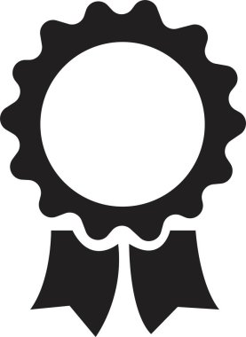 Kalite sertifikalı rozet ikonu. Kurdele ve afiş. Beyaz arka planda birinci sınıf kalite ve garanti etiketleri var. Yeterlilik sertifikası madalyası. Kalite ödülü kurdelesi işareti.