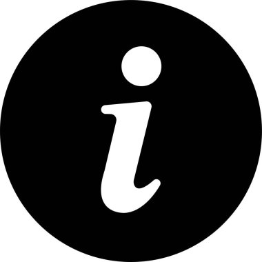 Bilgi simgesi. Bilgi düğmesi. Bilgi sembolü düz stil. Beyaz arkaplanda bilgi simgeleri izole edildi. Bilgi Noktası Simgesi Siyah. Logo 'ya yardım. Bilgi basit simgesi.