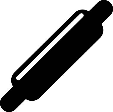 Çizim Rolling Pin for Dough Kitchenware Vintage Vector. Tahta Pin Pastası Pişirme Aletleri. Fırın Mutfağı Utensil Öğe İşleme Model El Retro Biçimli Siyah ve Beyaz Görüntü