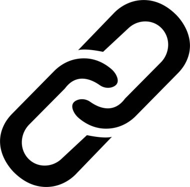 siyah zincir ya da halka simgesi. İnternet adresi ya da web sayfası bağlantı simgeleri. Zincir, bağlantı simgesi beyaz arkaplanda izole edildi. zincir bağlantısı simgesi. Grafik ve web tasarımı için güvenlik sembolü şablonu.