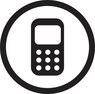 Telefon çalan basit bir simge. Telefon simgesi. Akıllı telefon, eski telefon logosu şekil koleksiyonu. Beyaz arkaplanda izole.